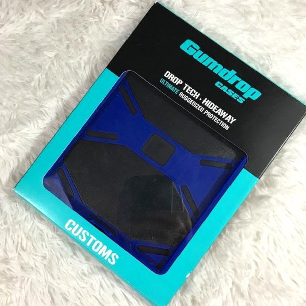Gumdrop Black/Blue Survivor All-Terrain Protective Case + Stand for iPad Air 2